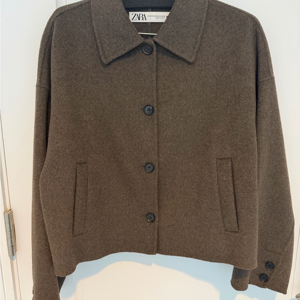 Zara Women's Dark Brown Blazer